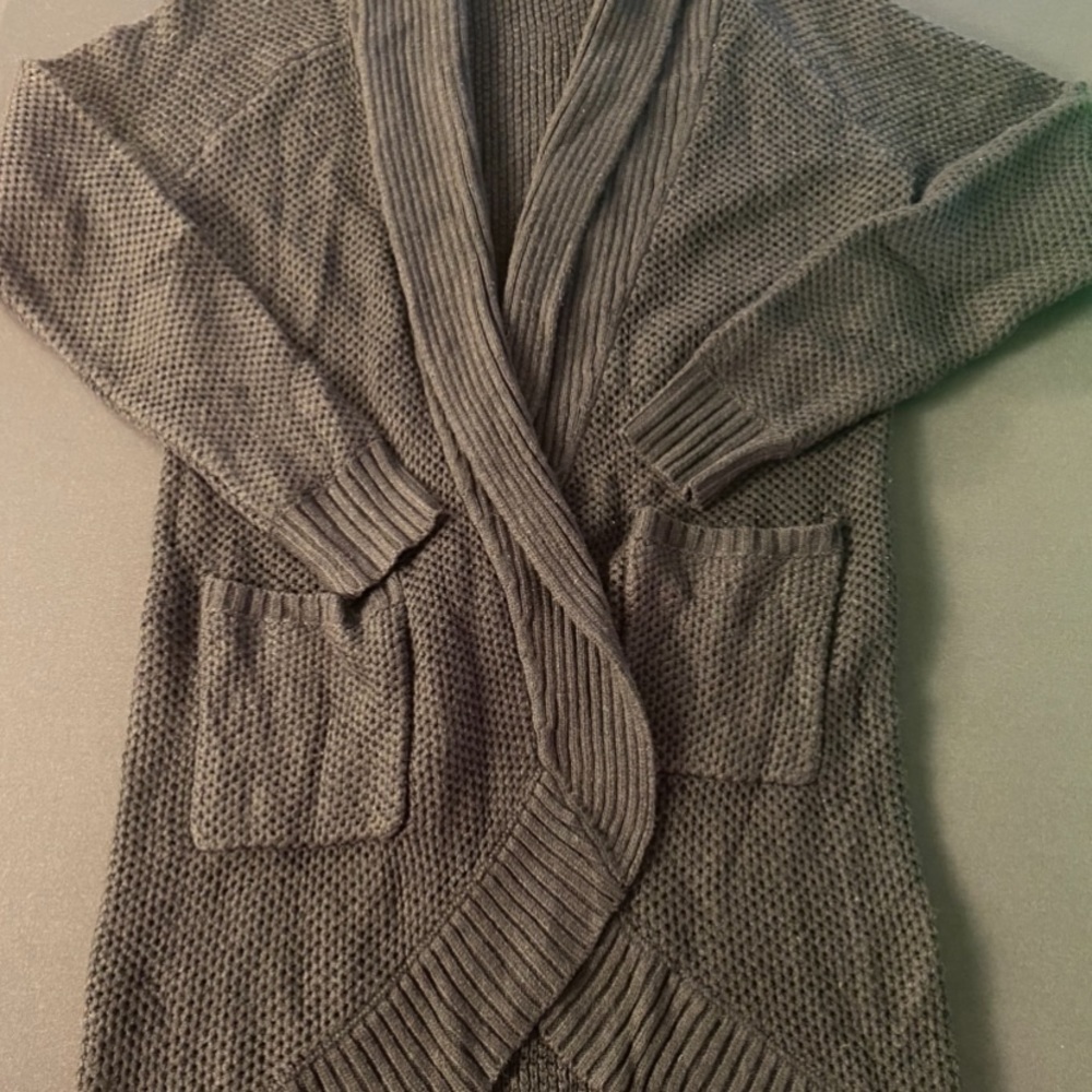 Knitted Long Black Sweater